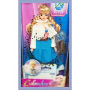 Vtg Takara Japan JENNY Calendar Girl Birthday December Turquoise Doll 11" Barbie